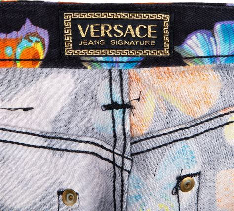 versace butterfly jeans|gianni Versace Jeans vintage.